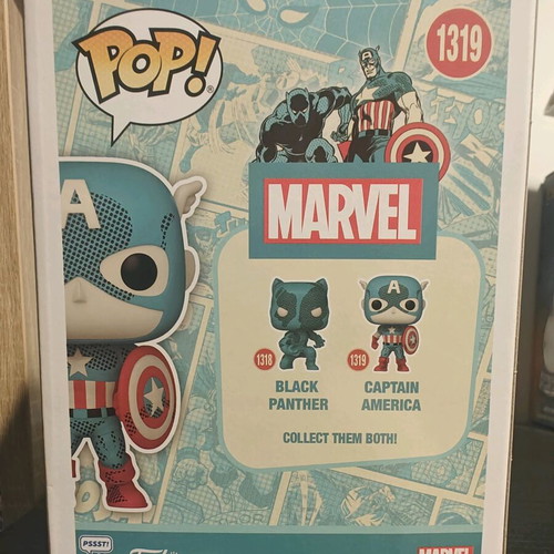 Funko Pop Marvel Retro Reimagined Captain America Special Edition like new