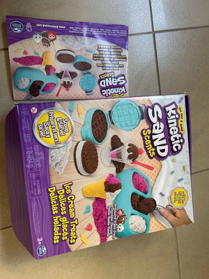 Kinetic sand παγωτό μεταχειρισμένο, ανακατεμένα χρώματα