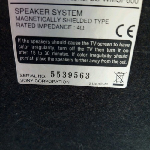 Sony STR K600P surround ηχοσύστημα με έξι ηχεία μεταχειρισμένο