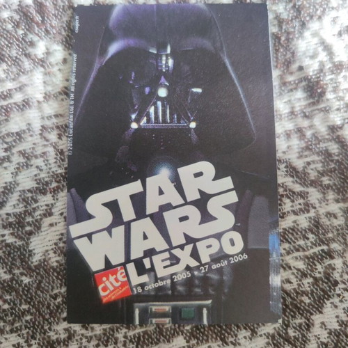 Star Wars 2005 Exhibition Ticket like new