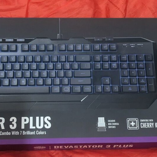 Cooler Master Devastator 3 Plus Gaming Combo new, keyboard and mouse