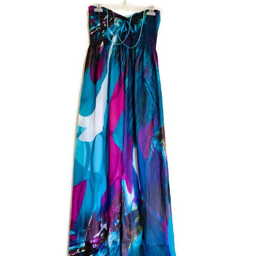 Maxi dress Rubens Alves like new, colorful, airy