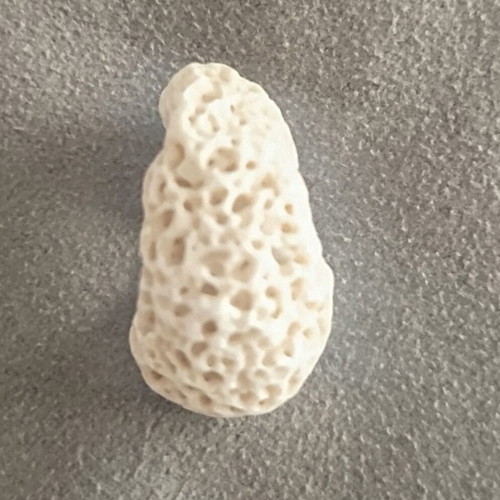 Natural Stone for Necklace like new, white