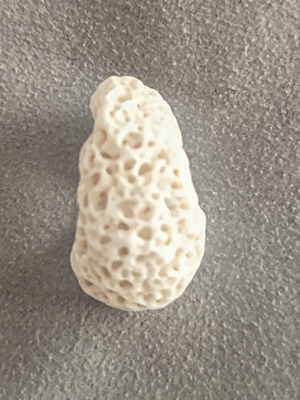 Natural Stone for Necklace like new, white