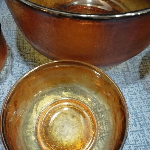 Cup with three bowls used, honey set