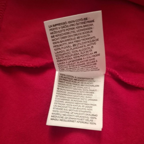 Magda Butrym for HM T-shirt like new, red, one size