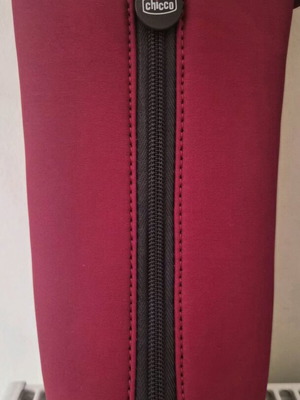 Chicco Baby Insulated Bag used, red with zipper