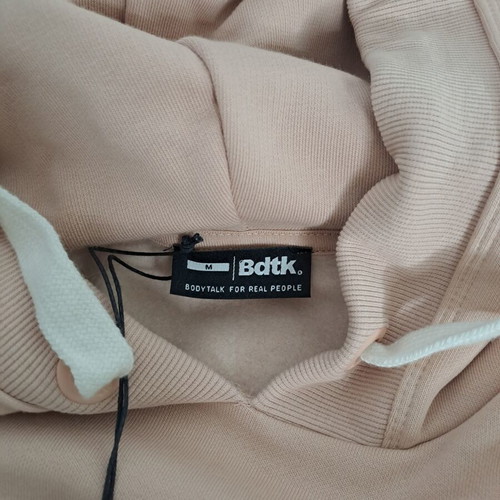BDTK Hoodie New Size M Light Pink Nude
