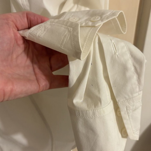 Saint Laurent shirt medium white used, stretch cotton