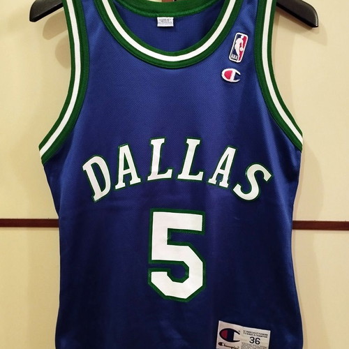Champion Vintage Jason Kidd Dallas Mavericks Jersey #5 used