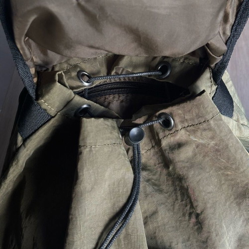 Camel Active backpack like new in oil/khaki with black details