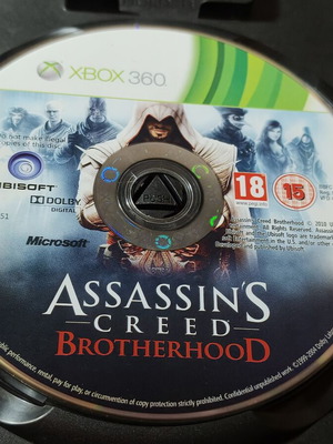Assassin's Creed Brotherhood Xbox 360 game disc PAL