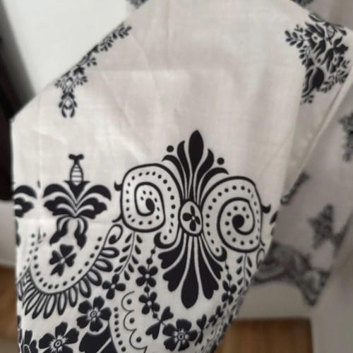 Pants new, black and white, size M/38/10