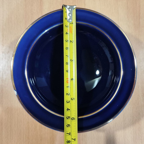 Rothmans International ceramic ashtray used, vintage advertising
