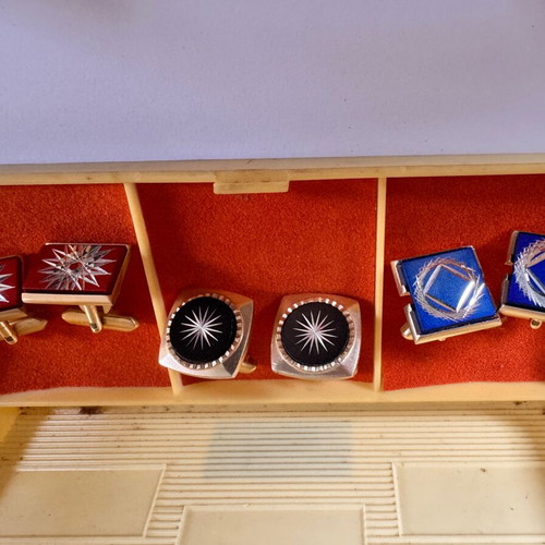 Russian Soviet cufflinks used