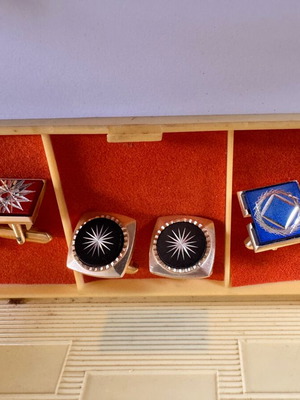 Russian Soviet cufflinks used