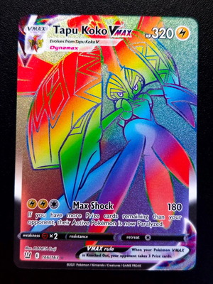 Pokemon Tapu Koko VMAX 166/163 new from Battle Styles 2021 collection