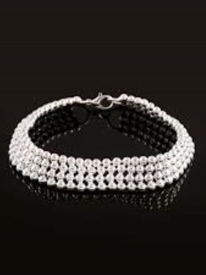 Bracelet Vogue design with snowflakes new, Tibetan silver