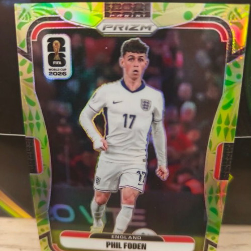 2026 Panini Prizm Fifa World Cup Phil Foden #107 Aguila Prizm card new