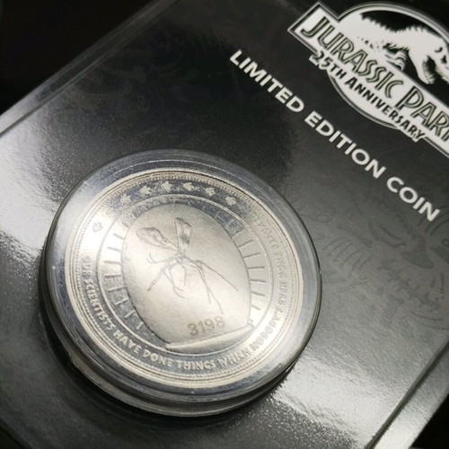 Jurassic Park Limited Edition Coin like new