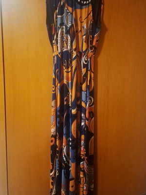Mara's Collection maxi summer dress with paisley print like new