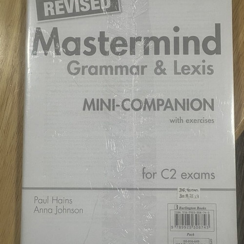 Mastermind Grammar Lexis book new in cellophane