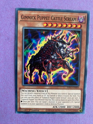 Gimmick Puppet Cattle Scream Yu-Gi-Oh Card like new