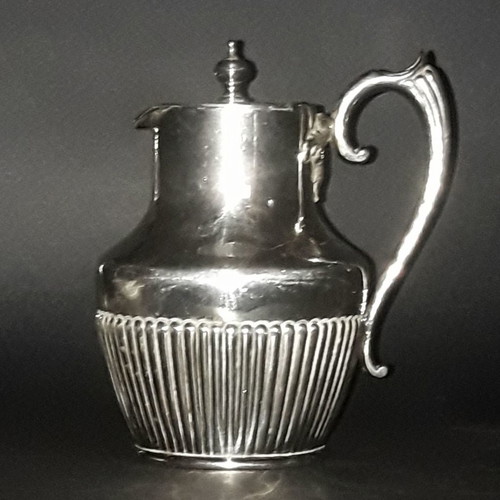 James Deakin Sheffield England silver-plated jug used, antique