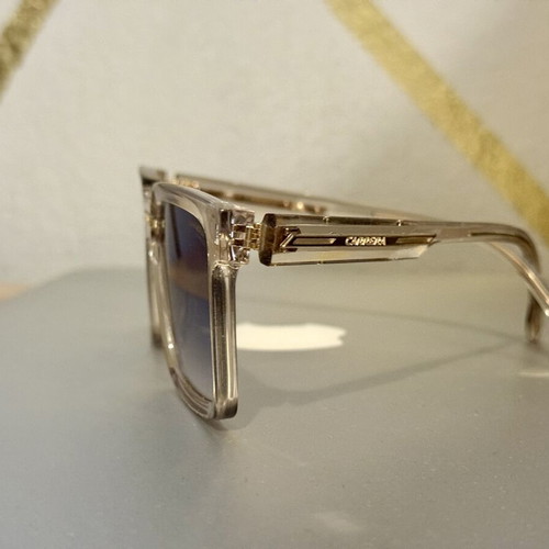 Carrera sunglasses used, crystal gold frame, gradient lenses