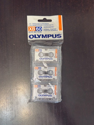 Κασέτες XB60 Olympus καινούργιες