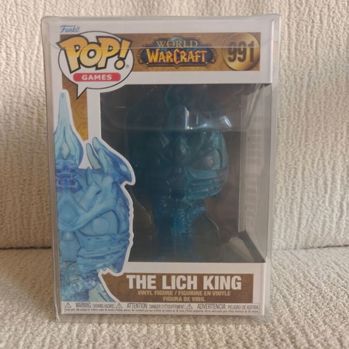 Funko Pop World of Warcraft The Lich King #991 with Protector new