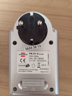Brennenstuhl digital timer used