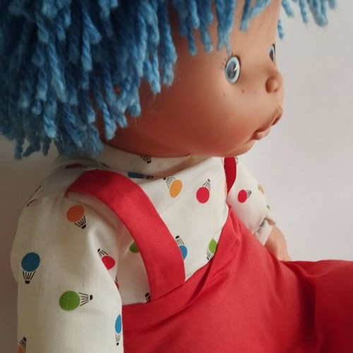 Vintage large boy doll Famosa Spain 55 cm used