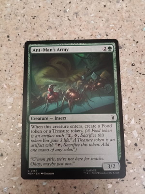 Magic the Gathering карта Ant-Man's Army