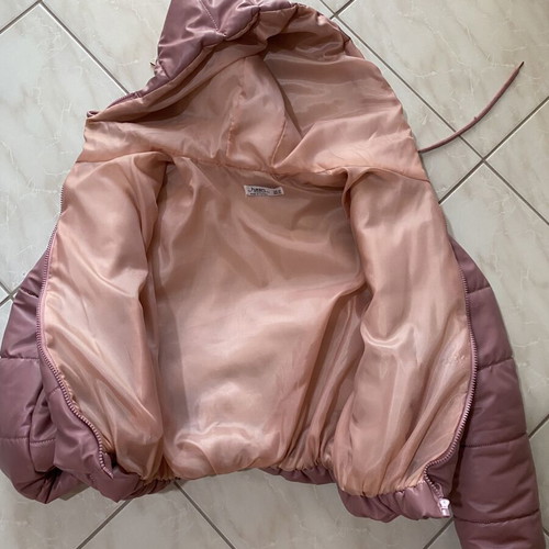 Puffer jacket warm, dusty pink, size M