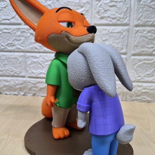 Zootopia Figures Judy Hopps & Nick Wilde 24cm New