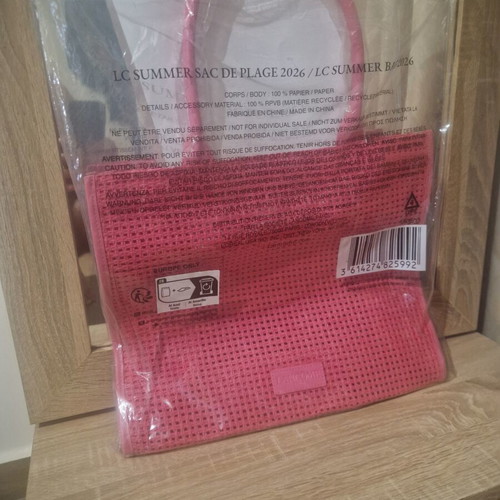 Lancôme Tote Bag new, fuchsia pink
