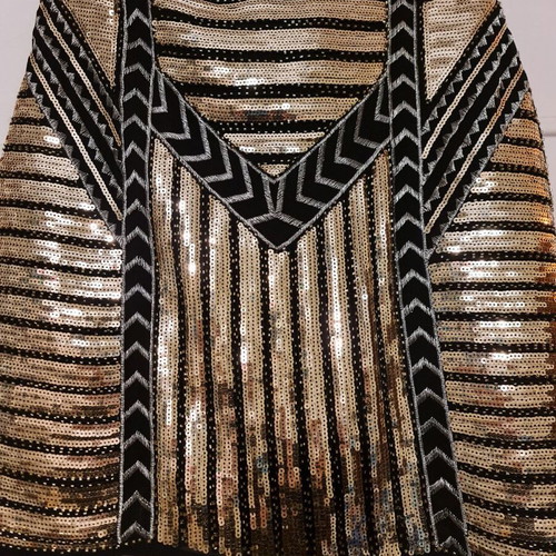 Spell skirt black and gold like new