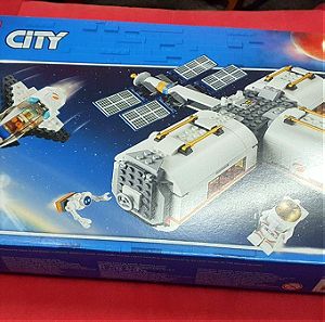 Lego 60227 Lunar Space Station & Lego 60224 Satellite Service Mission μεταχειρισμένα
