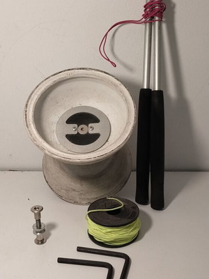 Diabolo Mister Babache Finesse set used, complete professional kit