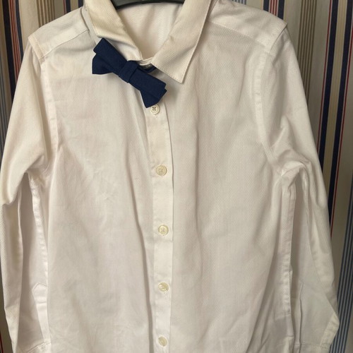 Marks & Spencer children's suit age 3-4, blue and white