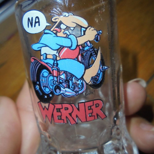 Bockling Werner Cartoon Shot Glass New