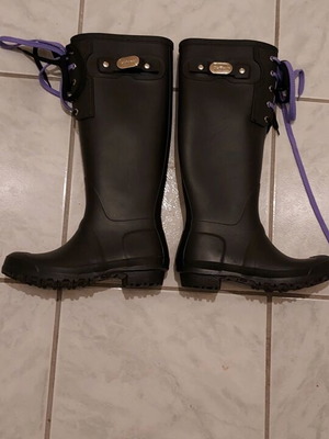 Boots-Galotses No 36 black, like new, Made in Italy