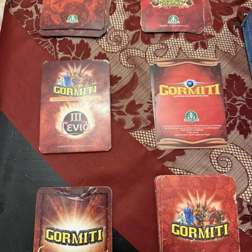 Gormiti collectible cards used