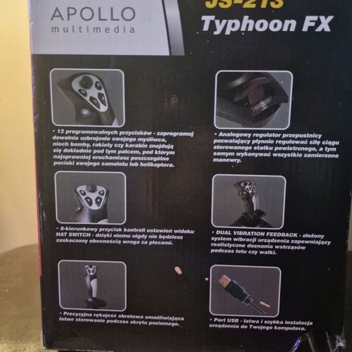 Joystick JS-213 Typhoon FX like new for PC