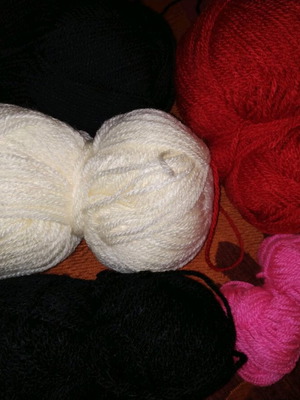 Yarn used, pack