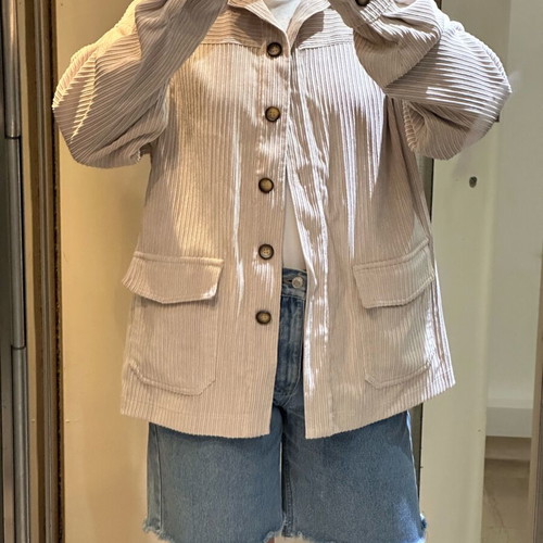 Beige corduroy overshirt/jacket Paranoia Fashion Company new, size M