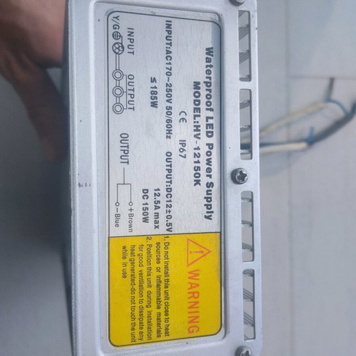 Led power supply Ip67 150 watt like new