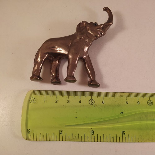 Bronze elephant miniature, vintage