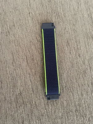 Velcro watch strap 20mm new blue